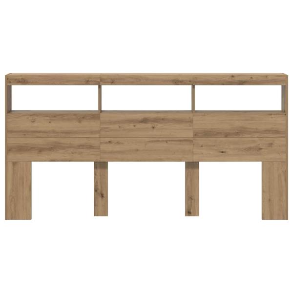 Kopfteil Artisan-Eiche 200 x 17 x 102 cm Holzwerkstoff