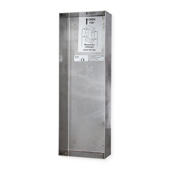 Elcom Gehäuse Größe 2, UP, für Türstation, Edelstahl