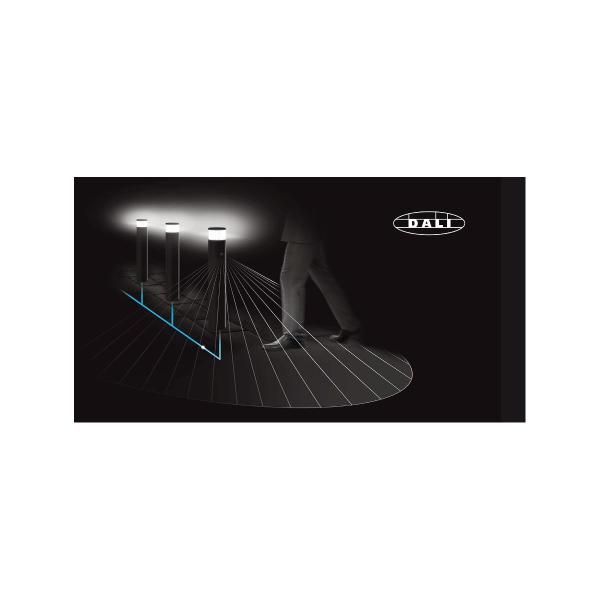 Esylux ALVA BL 940/170 TR DALI an Pollerleuchte, LED, 17W, IP 65, graphitgrau (EL10820403)