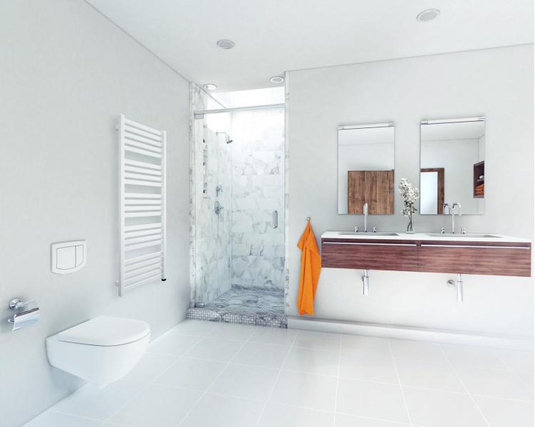 Etherma BHK-63/119 Badheizkörper, 800W, weiß (40543)