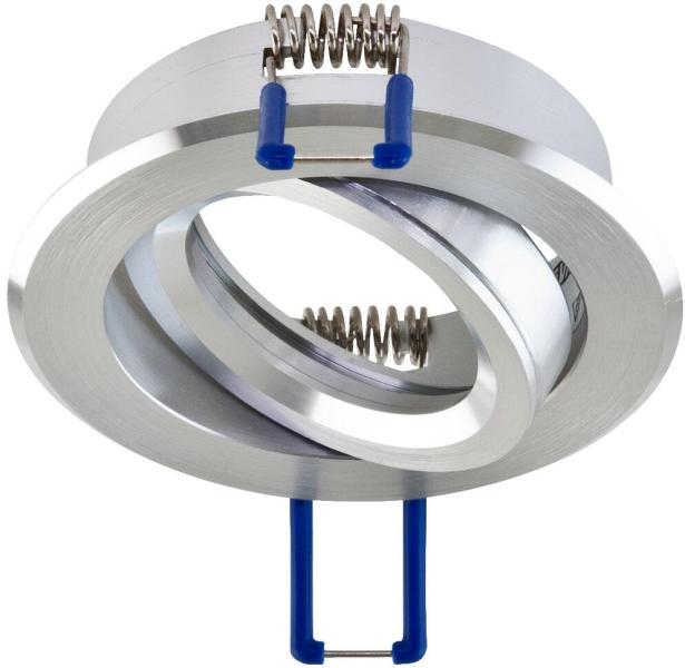 ARDEBO.de EVN Deckeneinbau, rund, IP20, max. 50W, alu poliert (605014)