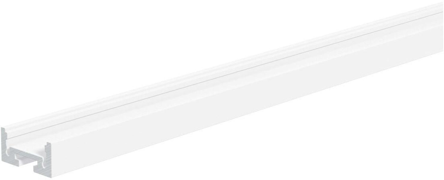 ARDEBO.de EVN U-Profil, extra flach, Aluminium-Profil, 200cm, weiß pulverbeschichtet (APXSW200)