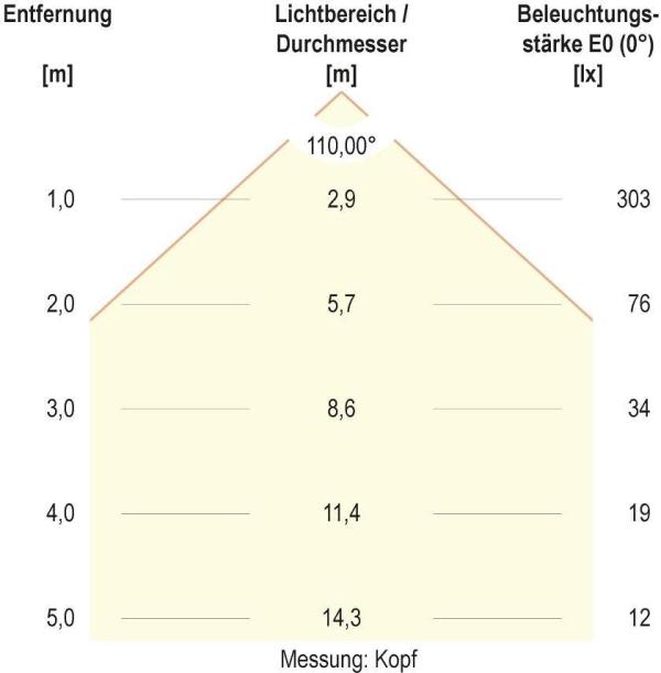 EVN VERTICA LED Wegeleuchte, IP54, 100-240V, 10W, 3000K, 600lm, 1000mm, schwenkbar, anthrazit (PL54151002)