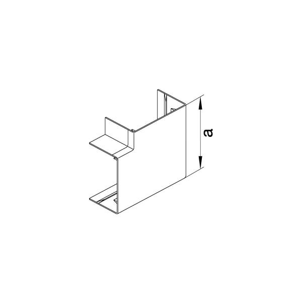 Hager LFF6006057035 Flachwinkel schnittkaschierend halogenfrei zu LF 60x57mm lichtgrau
