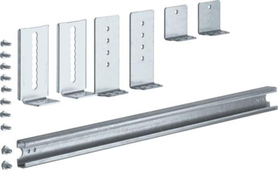 ARDEBO.de Hager UZ02C1 C-Schiene, universN, 2feldig, absenkbar, mit Absenkwinkel