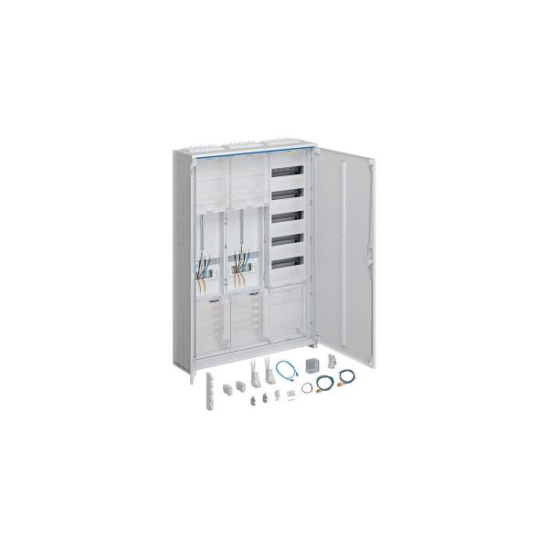 ARDEBO.de Hager ZB332A25LS Komplettschrank, universZ, 1100x800x205mm, SKII, IP44, 2ZP/VF-5rh, APZ, 3-Feld