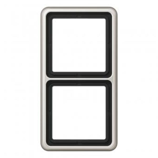 ARDEBO.de JUNG CD584PT Rahmen 4fach, platin