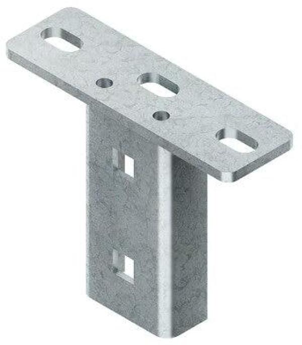 ARDEBO.de Niedax KU 4530 F Schraubkopfplatte für Profil U 4530, inkl. Zubehör, Stahl, feuerverzinkt