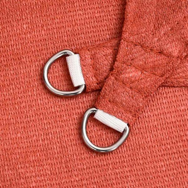 Sonnensegel 160 g/m² Dreieckig Terrakottarot 5x6x6 m HDPE