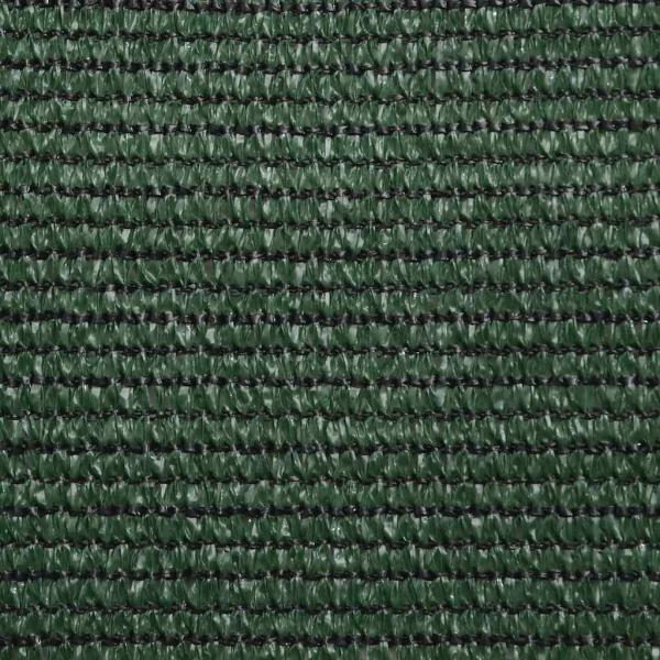 Sonnensegel 160 g/m² Dunkelgrün 5x7x7 m HDPE