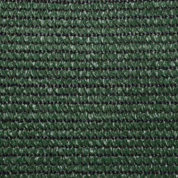 Sonnensegel 160 g/m² Trapezform Dunkelgrün 4/5x3 m HDPE