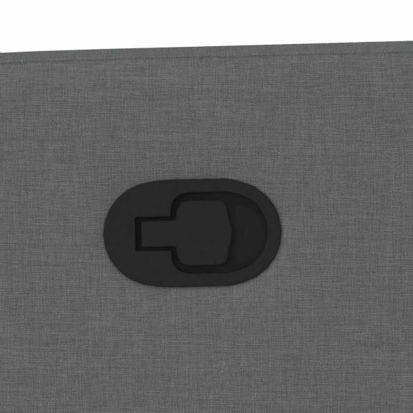 Massage Relaxsessel Dunkelgrau 69 x 86 x 100 cm Stoff