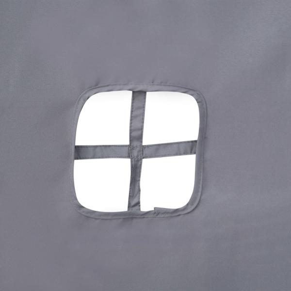 Kinder Tipi-Zelt mit Tasche Pfirsichhaut Grau 120x120x150 cm