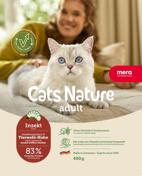 ARDEBO.de Mera Cat Nature Adult Insect 400g