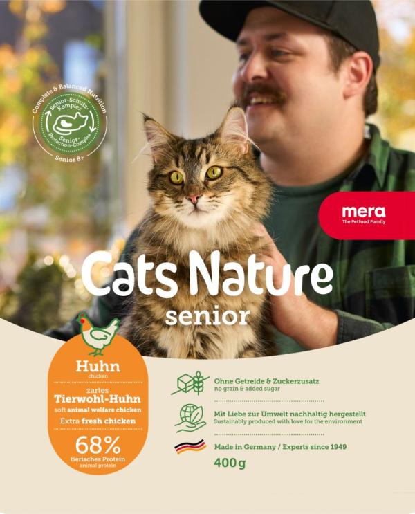 ARDEBO.de Mera Cat Nature Senior Huhn 400g