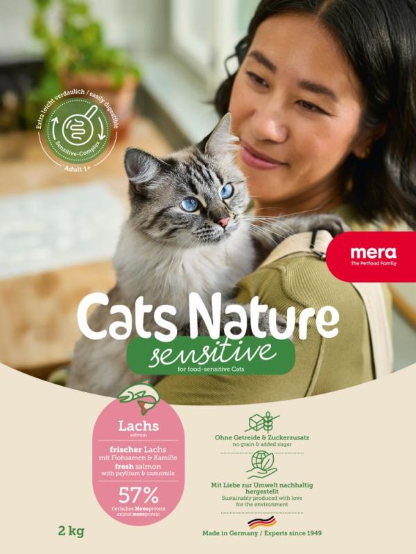 ARDEBO.de Mera Cat Nature Sensitive Adult Lachs 2kg
