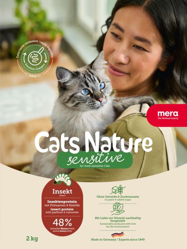 ARDEBO.de Mera Cat Nature Sensitive Adult Insekt 2kg