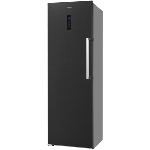 Exquisit GS295-NF-H-040D Stand Gefrierschrank, 60cm breit, 274l, No frost, Ice-Maker, LED-Beleuchtung, inoxlook-az