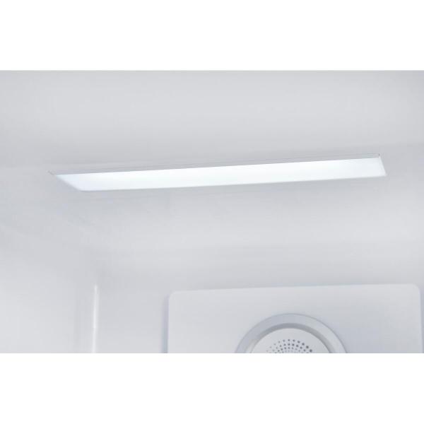 Exquisit GS295-NF-H-040D Stand Gefrierschrank, 60cm breit, 274l, No frost, Ice-Maker, LED-Beleuchtung, inoxlook-az