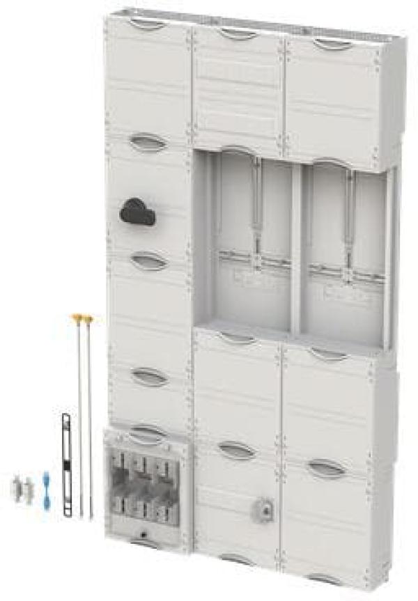 ARDEBO.de Striebel&John WF39KN1 Mess- und Wandlerfeld mit Zählerkreuz, WF, Feldbreite: 3, 1350 mm x 750 mm x 160 mm, IP2XC, weiß (2CPX056025R9999)