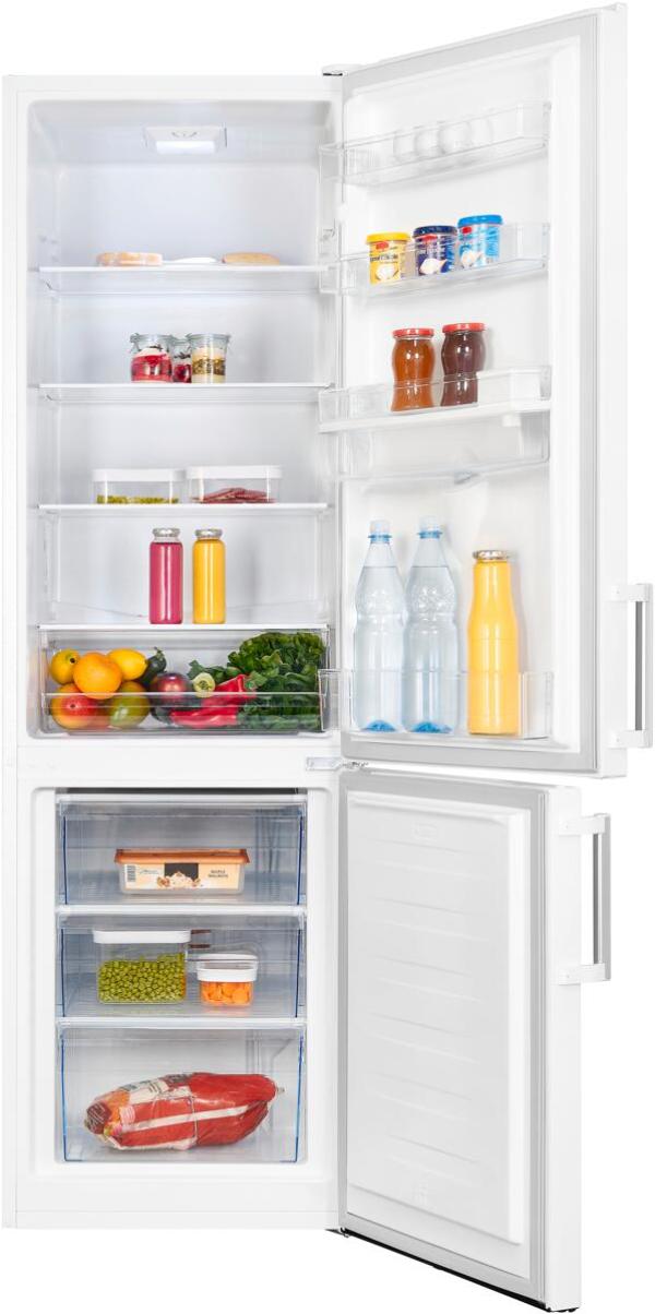 Exquisit KGC265-70-H-WS-010E Stand Kühl-Gefrierkombination, 55 cm breit, 268 L, Wasserspender, Wassertank, weiß