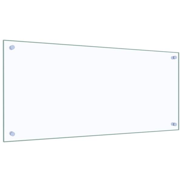 Küchenrückwand 2 pcs Transparent 90 x 40 cm Gehärtetes Glas