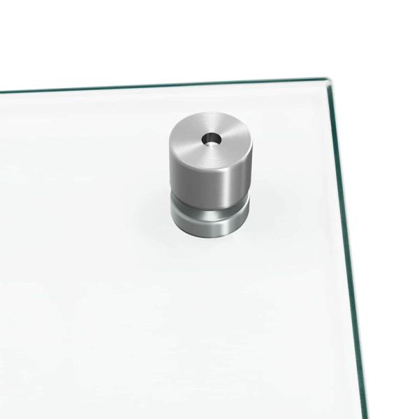 Küchenrückwand 2 pcs Transparent 90 x 40 cm Gehärtetes Glas