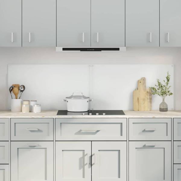 ARDEBO.de - Küchenrückwand 2 pcs Transparent 90 x 50 cm Gehärtetes Glas