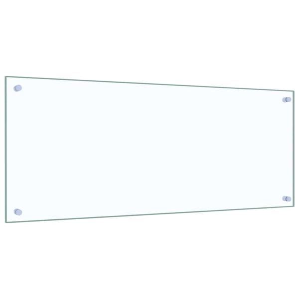 Küchenrückwand 2 pcs Transparent 100 x 40 cm Gehärtetes Glas