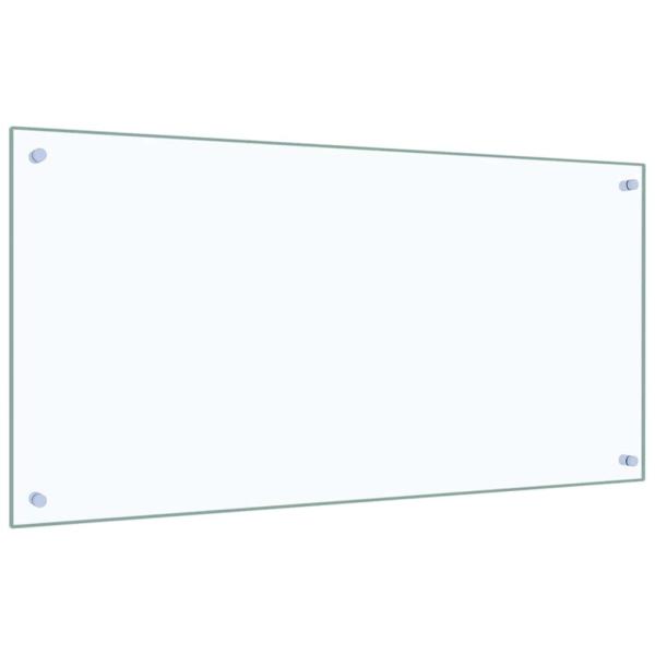 Küchenrückwand 2 pcs Transparent 100 x 50 cm Gehärtetes Glas
