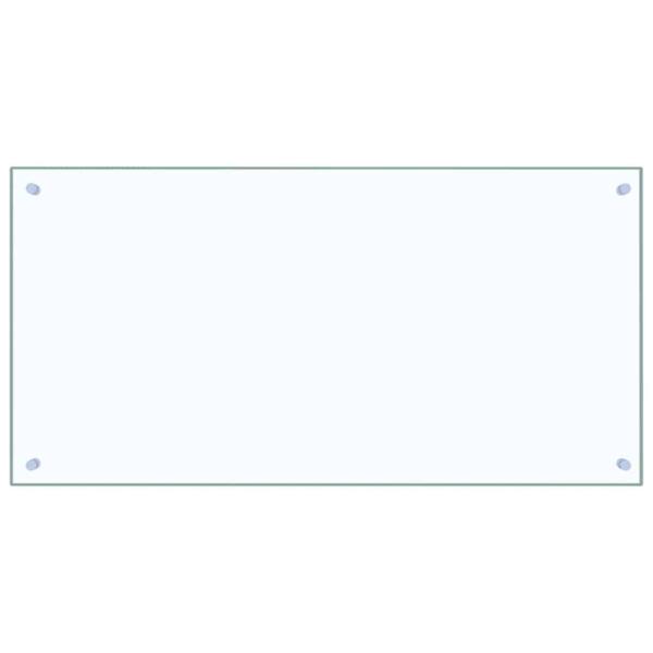 Küchenrückwand 2 pcs Transparent 100 x 50 cm Gehärtetes Glas