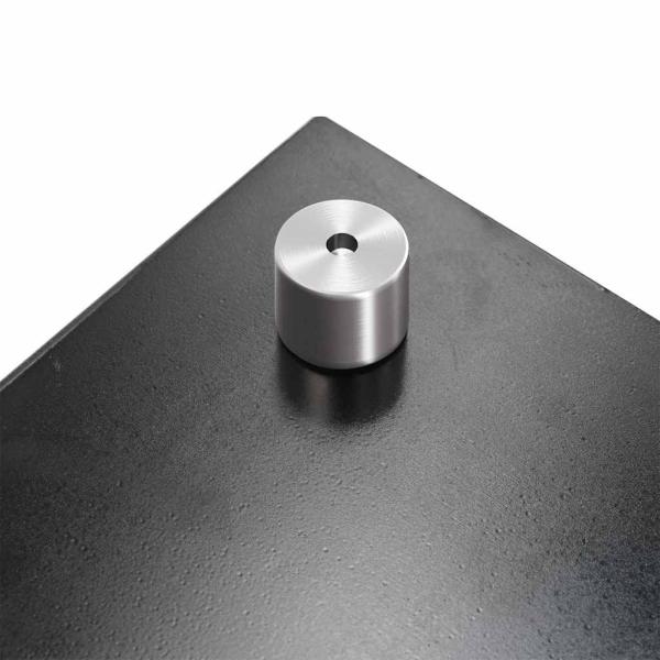 Küchenrückwand 2 pcs Schwarz 90 x 60 cm Gehärtetes Glas