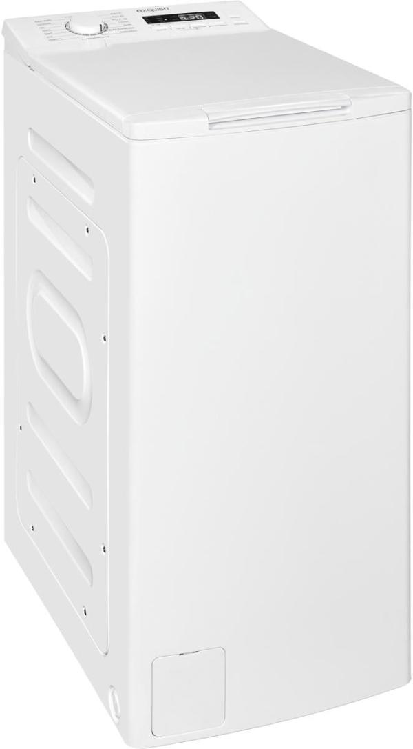Exquisit LTO1207-030A 7,5 kg Stand Toplader Waschmaschine, 40 cm breit, 1200U/Min, AquaStop, 15 Programme, weiß