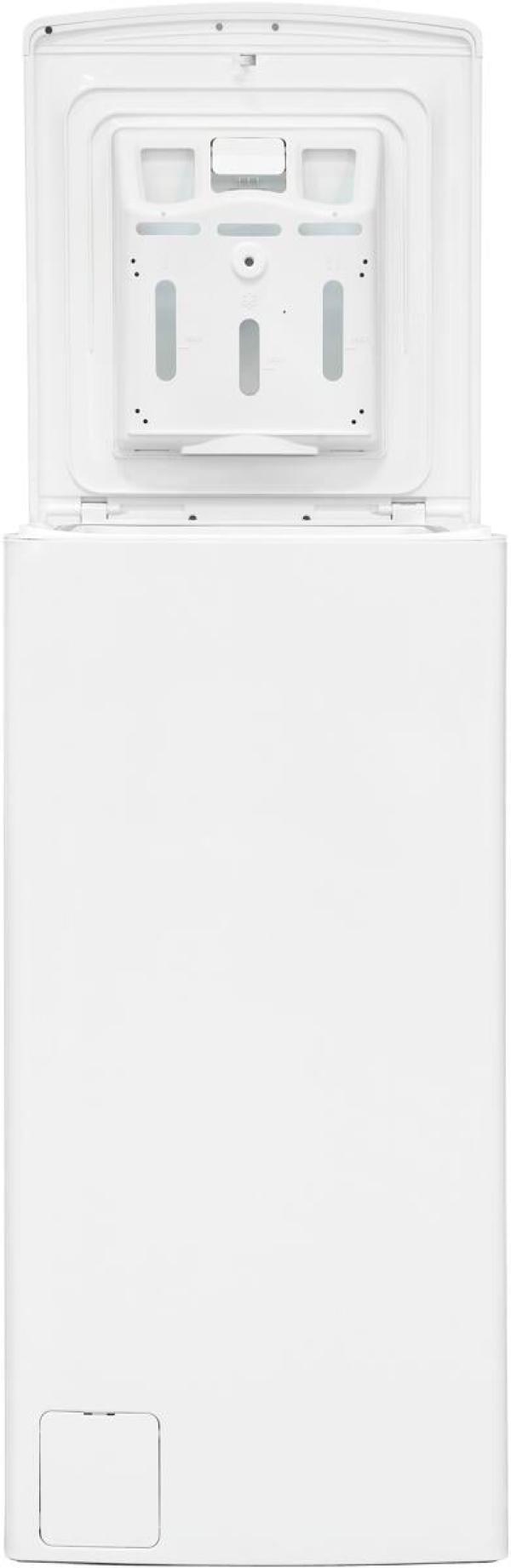 Exquisit LTO1207-030A 7,5 kg Stand Toplader Waschmaschine, 40 cm breit, 1200U/Min, AquaStop, 15 Programme, weiß