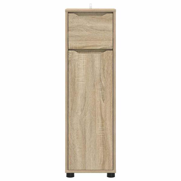Badezimmerschrank Sonoma-Eiche 30,5 x 30 x 101 cm Holzwerkstoff