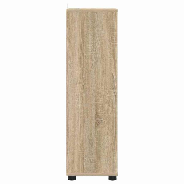 Badezimmerschrank Sonoma-Eiche 30,5 x 30 x 101 cm Holzwerkstoff