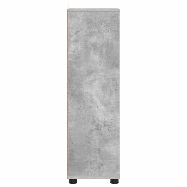 Badezimmerschrank Beton Grau 30,5 x 30 x 101 cm Holzwerkstoff