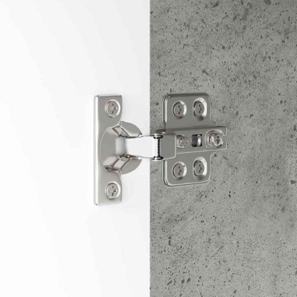 Badezimmerschrank Beton Grau 30,5 x 30 x 101 cm Holzwerkstoff