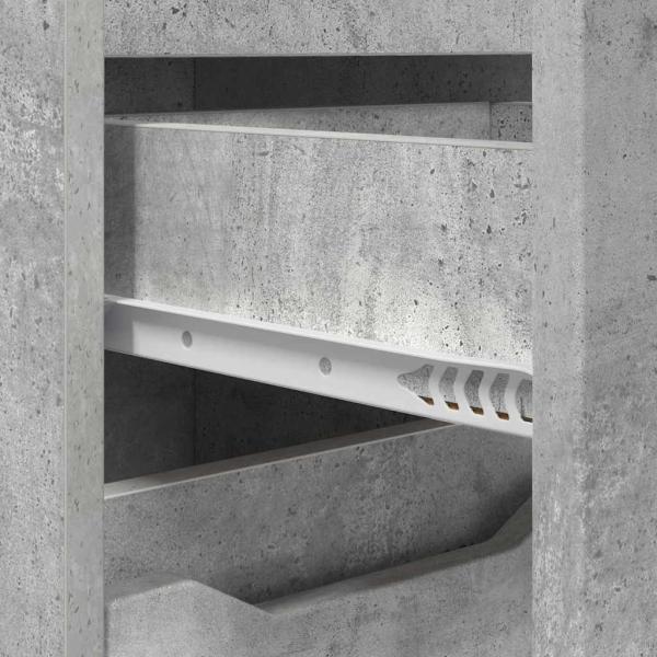 Badezimmerschrank Beton Grau 30,5 x 30 x 101 cm Holzwerkstoff
