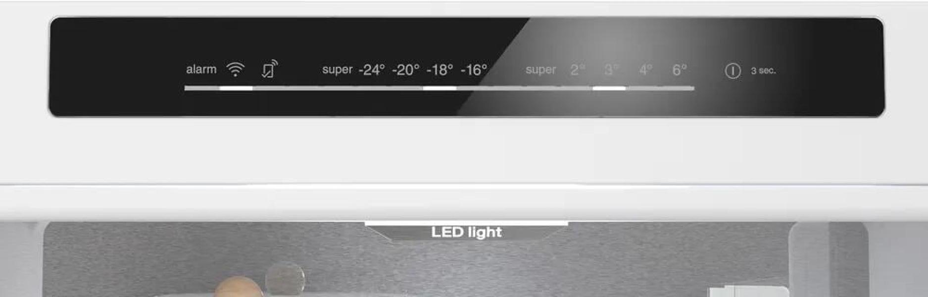 Siemens KG49NSBBF iQ700 Stand Kühl-Gefrierkombination, 70 cm breit, 440 L, noFrost , dimLight, superKühlen, SuperGefrieren, schwarz