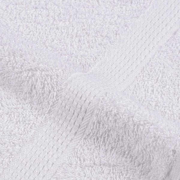 Waschhandtücher 4-tlg. FROGN Weiß 30x30 cm 100% Baumwolle