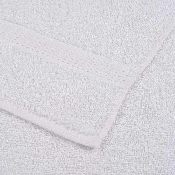 Waschhandtücher 4-tlg. FROGN Weiß 30x30 cm 100% Baumwolle