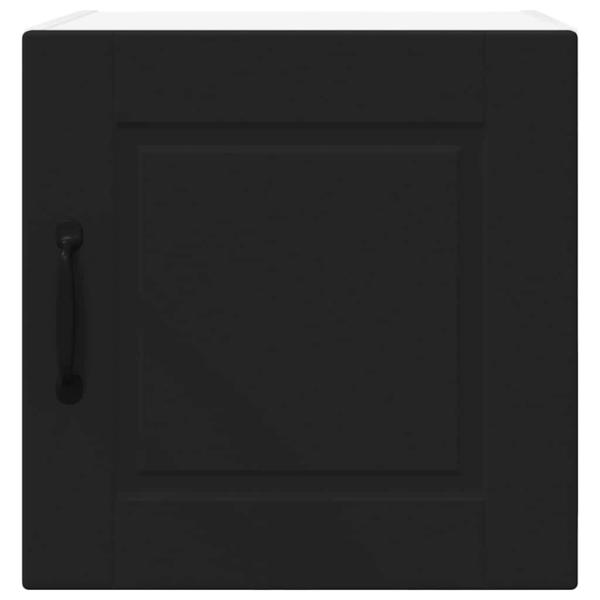 Küchenwandschrank mit Tür Schwarz 40 x 31 x 40 cm Holzwerkstoff
