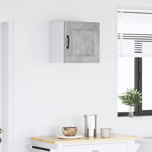 Wandschrank PORTO Beton Grau 40 x 31 x 40 cm Holzwerkstoff