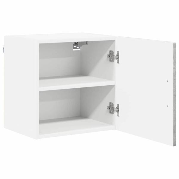 ARDEBO.de - Küchenwandschrank mit Regal 2 pcs Beton Grau 40 x 31 x 40 cm