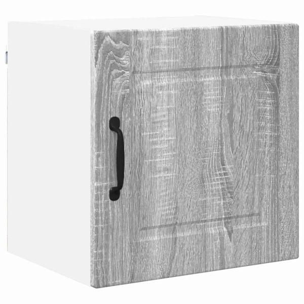 Küchenwandschrank mit Regal 2 pcs Graues Sonoma 40 x 31 x 40 cm