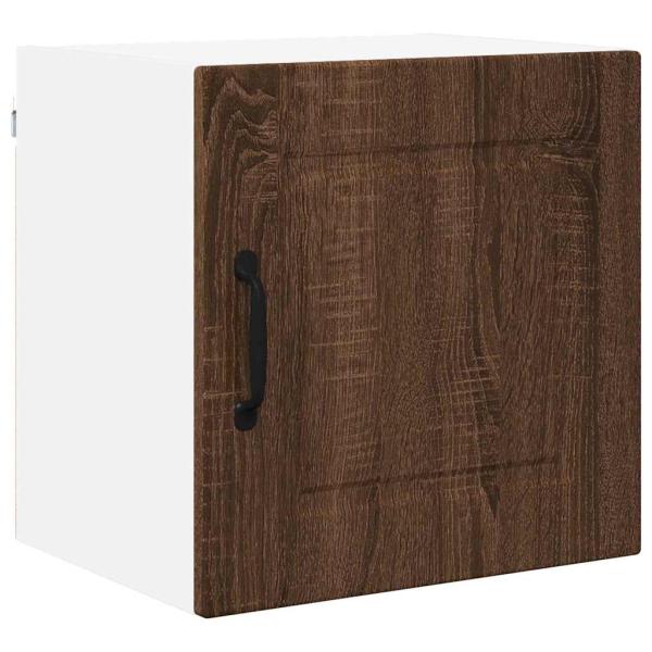 Küchenwandschrank mit Regal Braun Eichen-Optik 40 x 31 x 40 cm