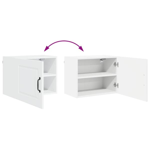 Küchenwandschrank mit Regal Weiß 50 x 31 x 40 cm Holzwerkstoff