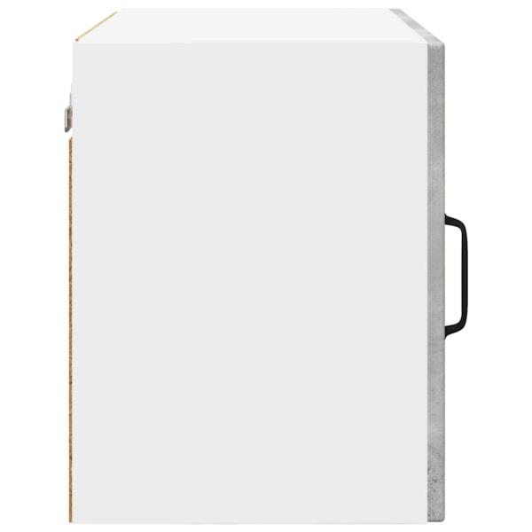 Küchenwandschrank mit Regal 2 pcs Beton Grau 50 x 31 x 40 cm