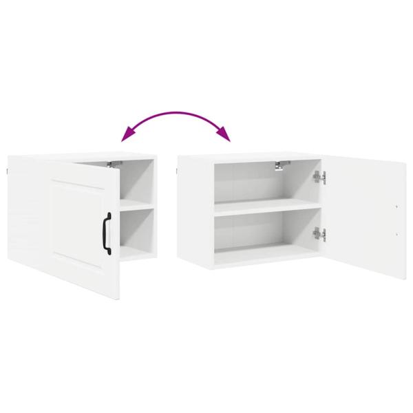 Küchenwandschrank Hochglanz Weiß 50 x 31 x 40 cm Holzwerkstoff